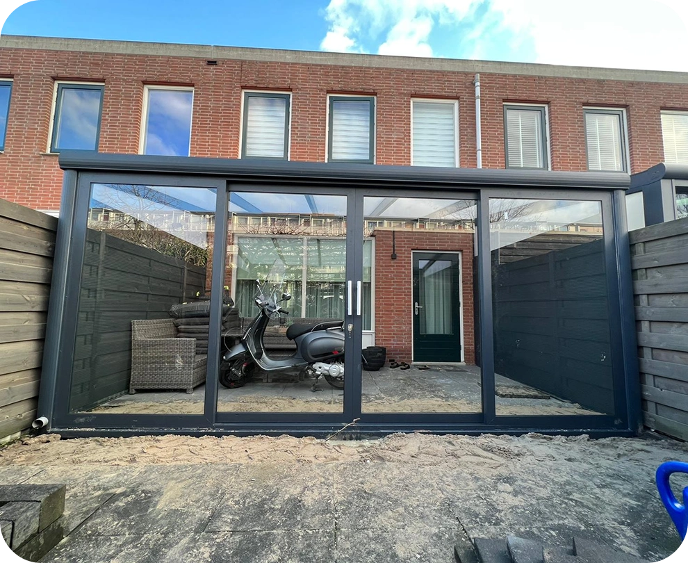 Aluminium veranda assortiment – overkappingen, veranda's en tuinkamers